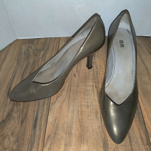 Nordstrom BP Peekaboo Peep Toe High Heel Stiletto Black Size: 7M.Shoes have we - Picture 1 of 9